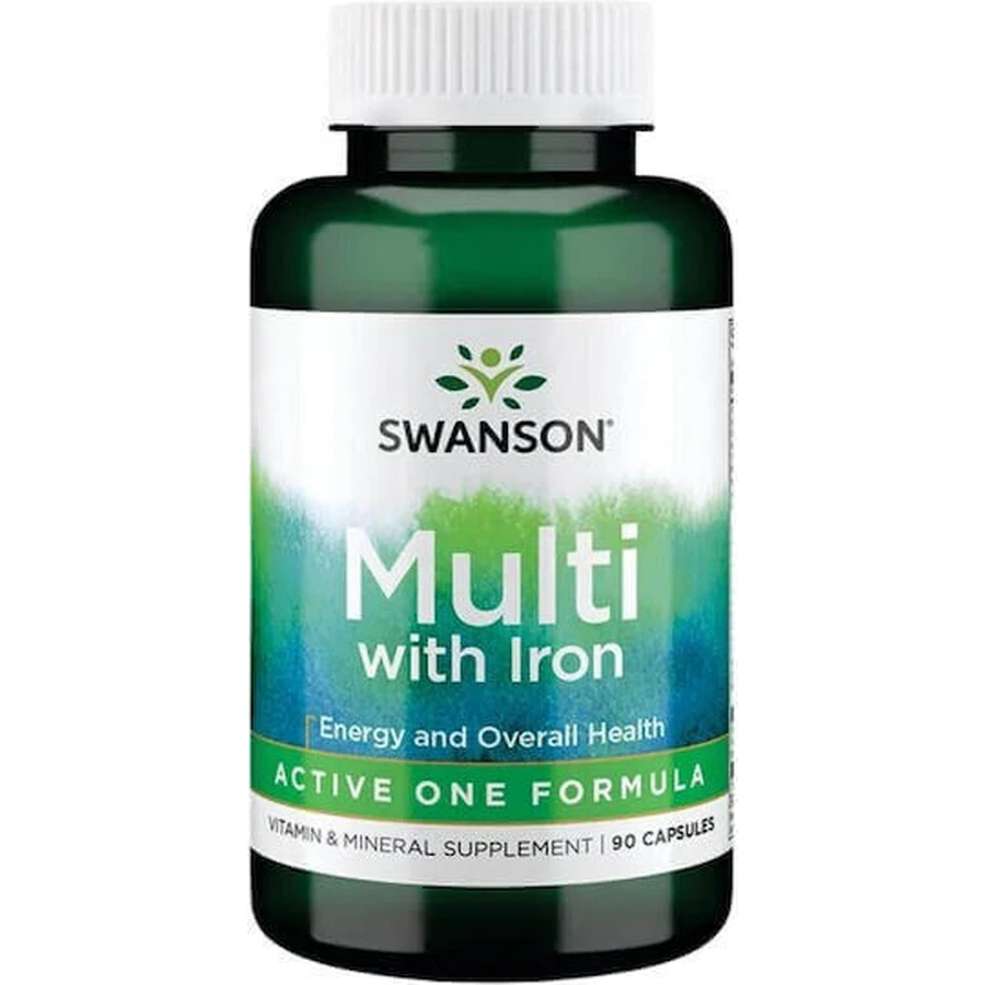 Swanson Active One Multi Мультивитамины для энергии, укрепления иммунитета и антиоксидантного действия 90 капс: цены и характеристики