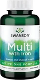 Swanson Active One Multi Мультивитамины для энергии, укрепления иммунитета и антиоксидантного действия 90 капс