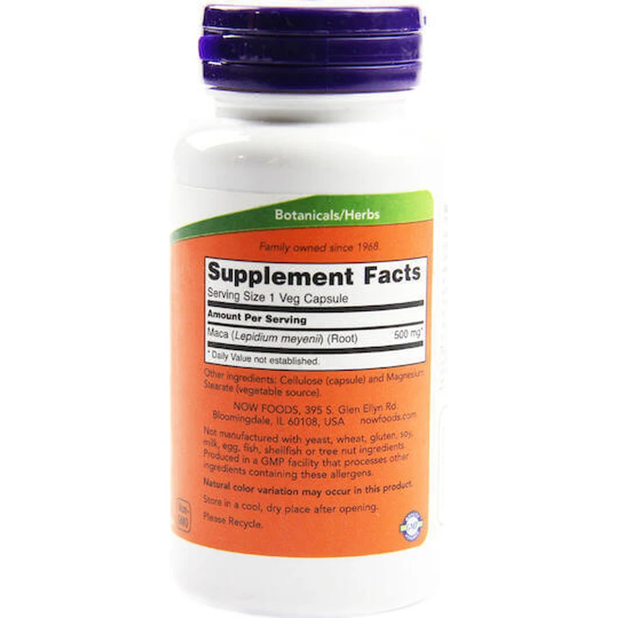 Now Foods Maca 100 растительных капсул: цены и характеристики
