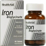 Health Aid Iron Bisglycinate 30mg 90 Tablets