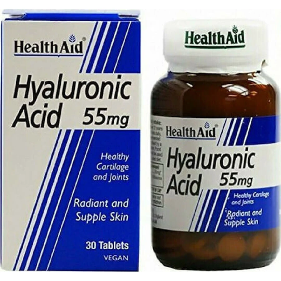 Health Aid Гіалуронова кислота для здоров'я суглобів та кісток 30 табл.: ціни та характеристики