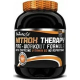 Biotech USA Nitrox Therapy Pre-workout Drink Powder with Amino Energy Blend Pre Workout Supplement 680gr Peach
