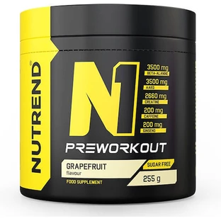 Nutrend N1 Pre Workout Supplement 255gr Grepfruit