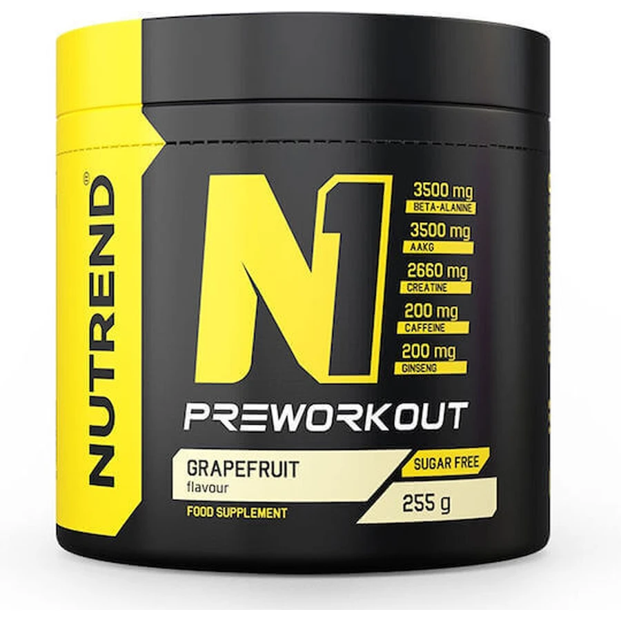 Nutrend N1 Pre Workout Supplement 255gr Grepfruit: цены и характеристики