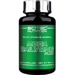 Scitec Nutrition Mega Daily One Plus Полівітамінний комплекс для підтримки енергії, імунітету та нервової системи 200 мг 60 капс.: ціни та характеристики