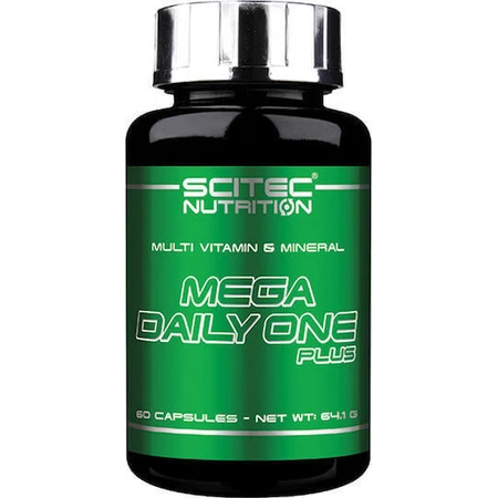 Scitec Nutrition Mega Daily One Plus Полівітамінний комплекс для підтримки енергії, імунітету та нервової системи 200 мг 60 капс.: ціни та характеристики