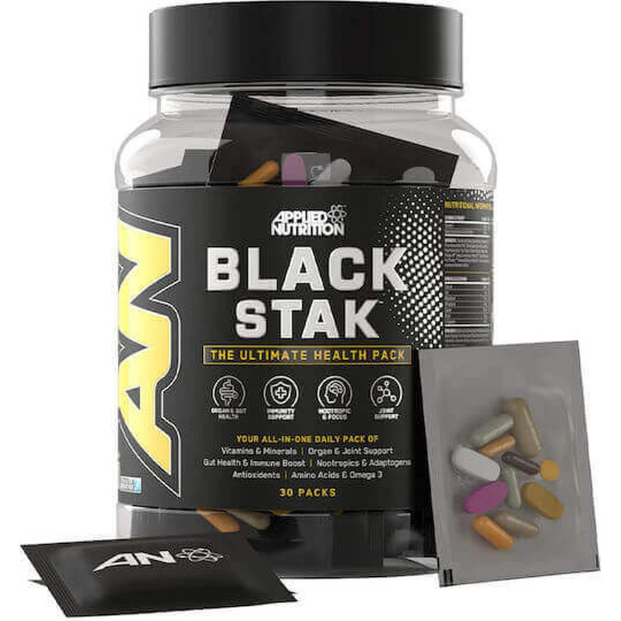 Applied Nutrition Black Stak The Ultimate Health Pack Immune Boosting Supplement 30 пакетиков: цены и характеристики