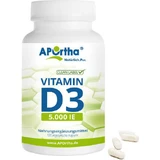 Aportha Vitamin D3 Вітамін для підтримки імунітету та здоров'я яєць 5000iu 120 капс.