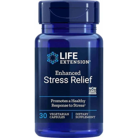 Life Extension Enhanced Stress Relief Anxiety Supplement 30 растительных капсул: цены и характеристики