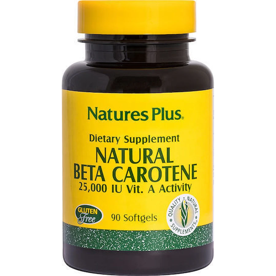 Nature's Plus Вітамін А для волосся, шкіри та антиоксидантної дії 25000iu 90 м'яких гелів: ціни та характеристики