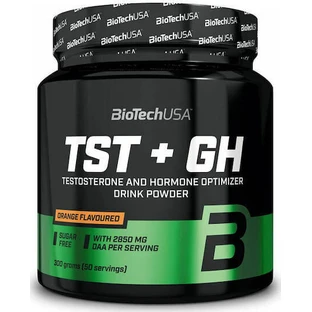 Biotech USA TST + GH Training & Testosterone Boosting Supplement 300gr Orange