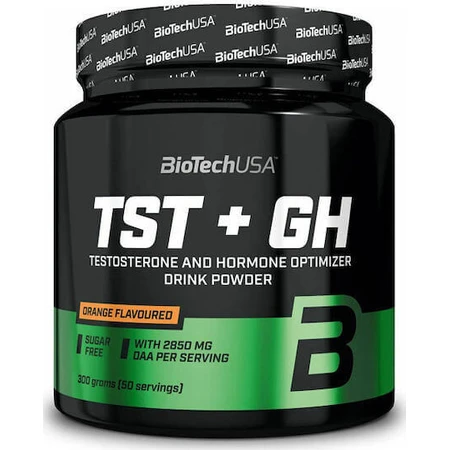 Biotech USA TST + GH Training & Testosterone Boosting Supplement 300gr Orange: цены и характеристики