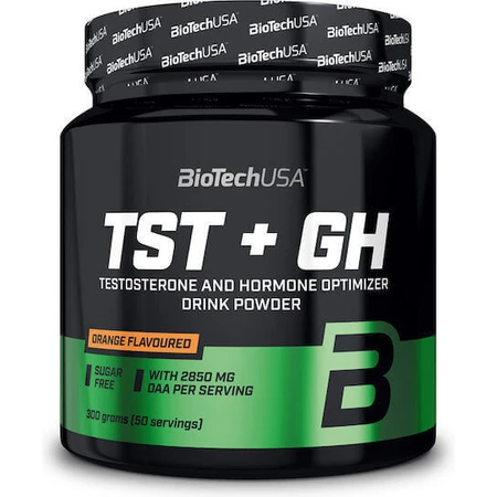 Biotech USA TST + GH Training & Testosterone Boosting Supplement 300gr Orange: цены и характеристики