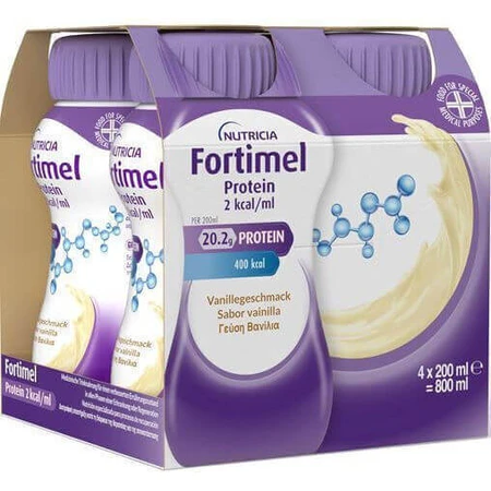 Спеціальна харчова добавка Nutricia Fortimel Extra 2 Ккал 4 x 50 мл Ваніль: ціни та характеристики