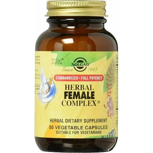 Solgar Herbal Female Complex Menopause Supplement 50 растительных капсул