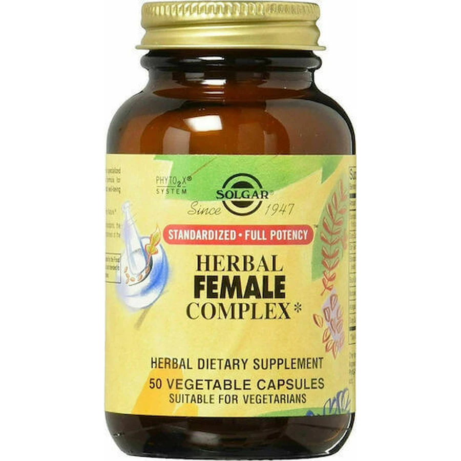 Solgar Herbal Female Complex Menopause Supplement 50 растительных капсул: цены и характеристики