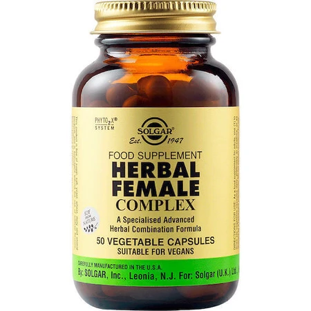 Solgar Herbal Female Complex Menopause Supplement 50 растительных капсул: цены и характеристики
