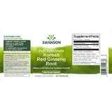 Swanson Корень корейского красного женьшеня 400 мг 90 капс