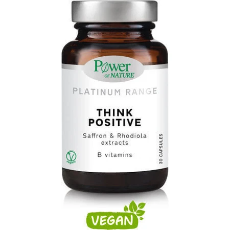 Платинова добавка Power Of Nature Platinum Range Think Positive проти тривожності 30 капс.: ціни та характеристики