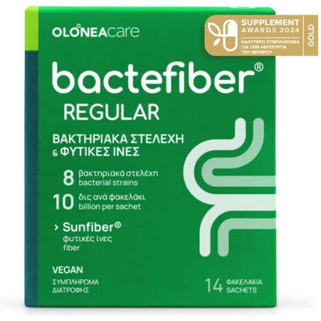 Olonea Bactefiber Regular Спеціальна дієтична добавка 5г 14 пакетиків: ціни та характеристики