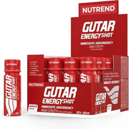 Nutrend Gutar Energy Shot Пищевая добавка Специальная 20 х 0 мл: цены и характеристики
