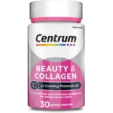 Полівітамінний мультивітамінний комплекс Centrum Beauty & Collagen з нічною олією та колагеном для волосся, шкіри та нігтів 30 м'яких гелів