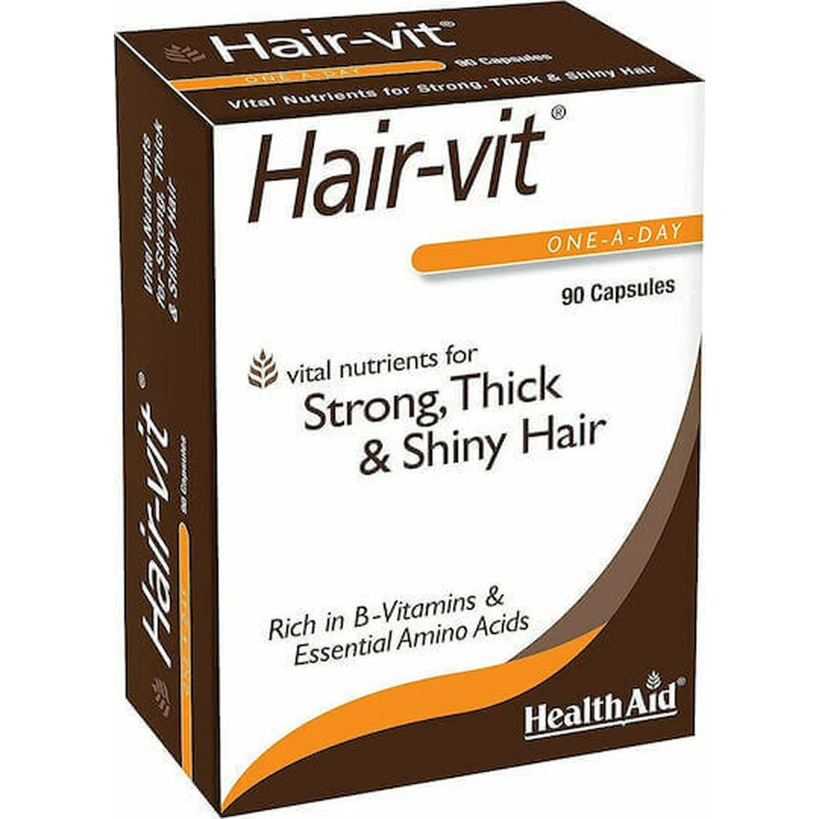 Health Aid Hair-Vit Специальная пищевая добавка 90 капс: цены и характеристики