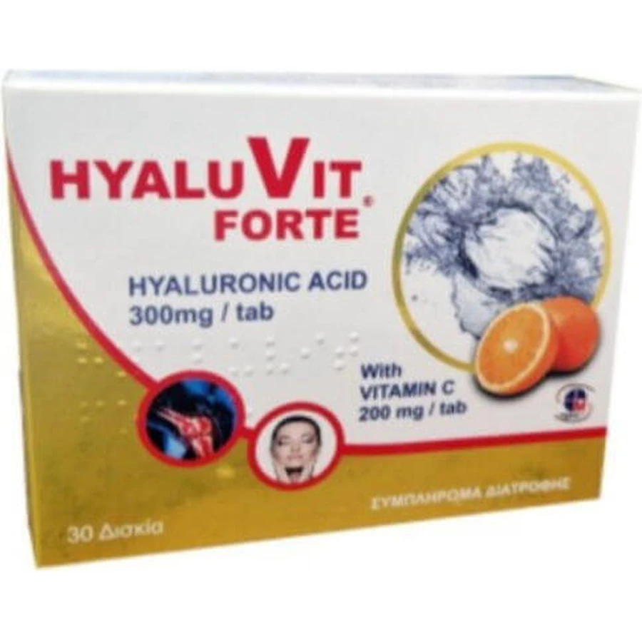 Medichrom Hyaluvit Forte 300 мг добавка для здоров'я суглобів та кісток 30 таб.: ціни та характеристики