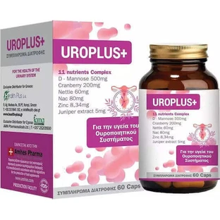 Health Plus Uroplus+ Специальная диетическая добавка 60 капс