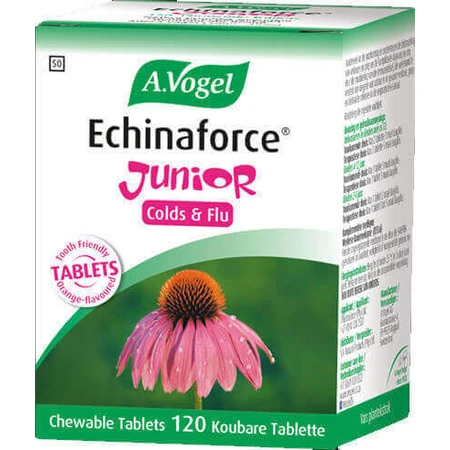 A.Vogel Echinaforce Junior Colds & Flu Tooth Friendly 120 жевательных таблеток: цены и характеристики