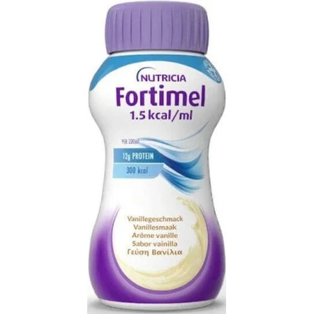 Nutricia Fortimel Екстра спеціальна харчова добавка 4 x 50 мл Ваніль: ціни та характеристики