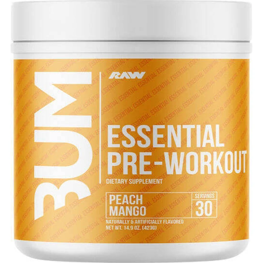 Сырая добавка CBUM Essential CBUM Essential Pre Workout Supplement 405gr Peach Mango: цены и характеристики