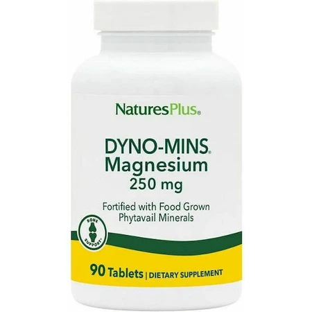 Nature's Plus Підтримка кісткової тканини Dyno-Mins Магній 250 мг 90 таблеток: ціни та характеристики