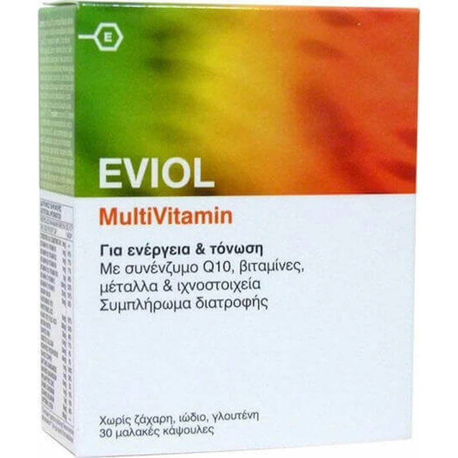 Eviol MultiVitamin Мультивитамины для энергии 30 x 1 мягких капсул: цены и характеристики