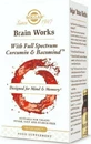 Solgar Brain Works with Full Spectrum Corcumin &amp; Bacomind Memory Supplement 60 caps