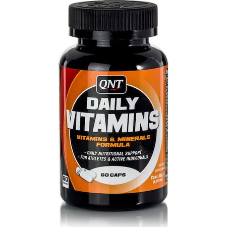 QNT Daily Vitamins Полівітамінний комплекс для підтримки енергії, імунітету та нервової системи 60 капс.: ціни та характеристики