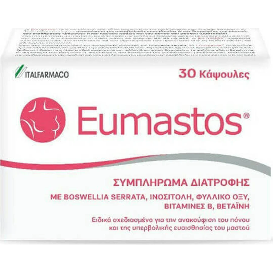 Italfarmaco Eumastos Pregnancy Supplement 30 caps: цены и характеристики