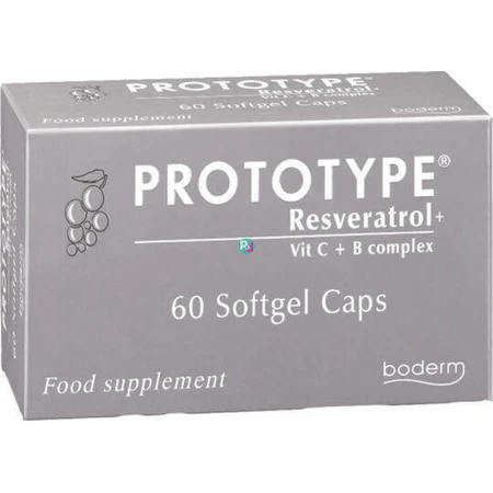 Специальная пищевая добавка Boderm Prototype 60 мягких желатиновых капсул: цены и характеристики