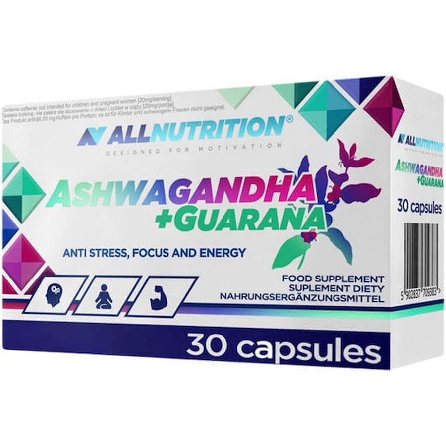 Nature's Plus Ашвагандха плюс Гуарана 30 капс: цены и характеристики