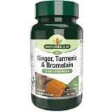 Natures Aid Ginger Turmeric & Bromelain 60 файлов