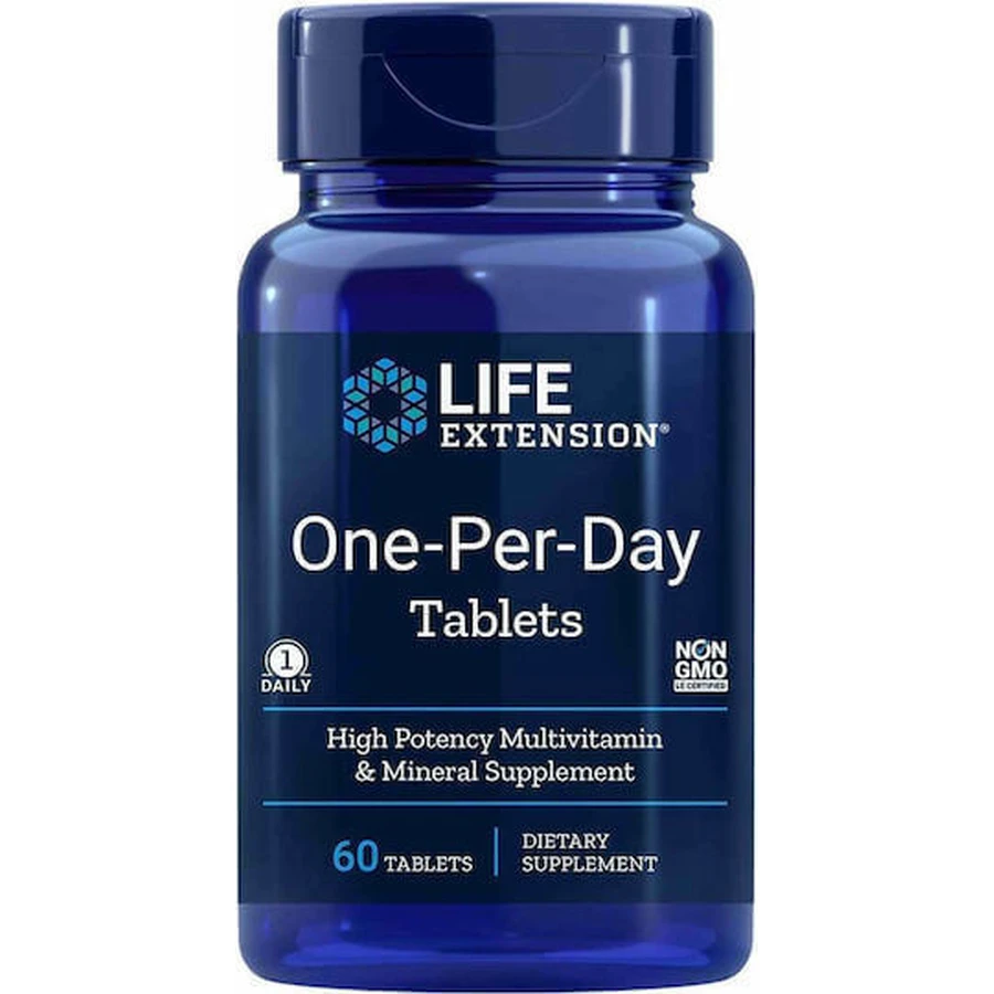 Life Extension One-Per-Day Energy Multivitamin 60 Tablets: цены и характеристики