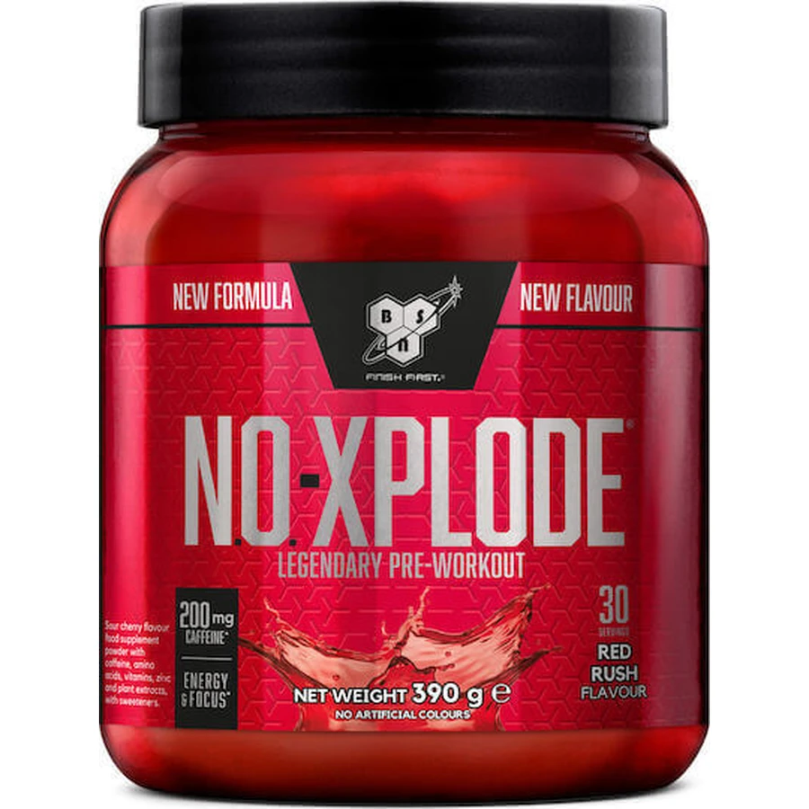 BSN N.O.-Xplode Предтреніровочний комплекс 390гр Red Fury: ціни та характеристики