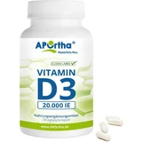 Aportha Vitamin D3 Вітамін для зміцнення імунної системи та здоров'я яєць 20000iu 120 капс.