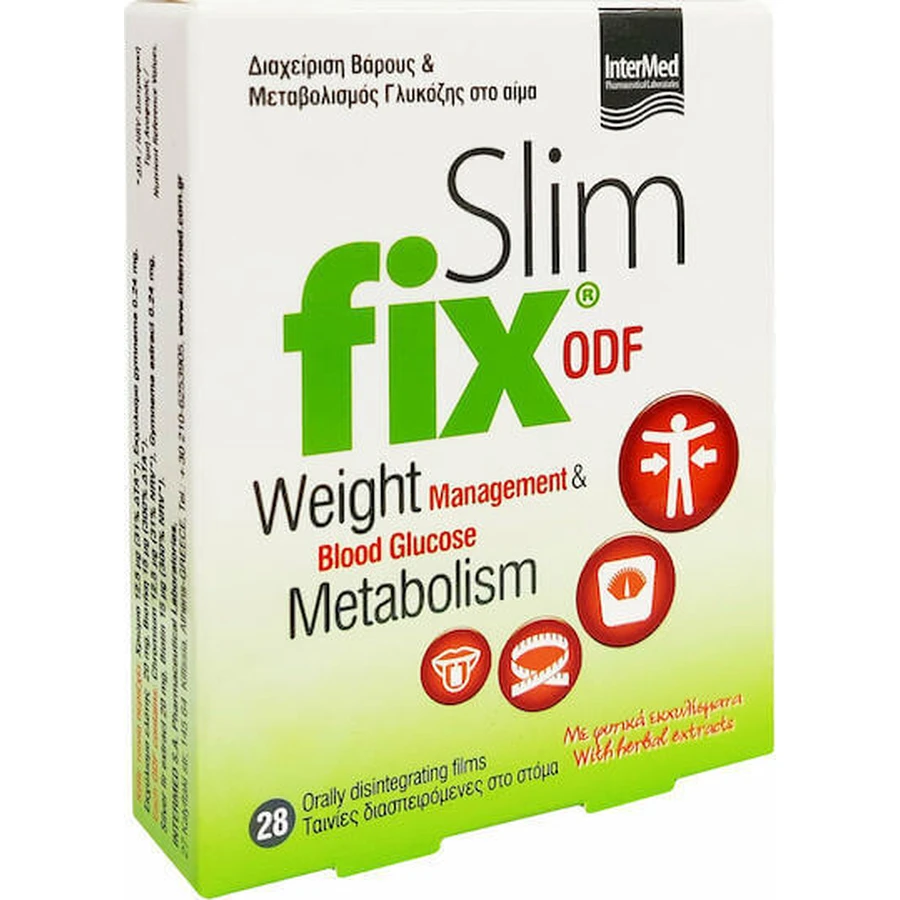 InterMed Slim Fix ODF Добавка для схуднення 28 сублінгвальних таблеток: ціни та характеристики
