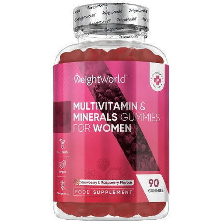 WeightWorld Мультивитамины Клубника 90 желейных конфет: цены и характеристики