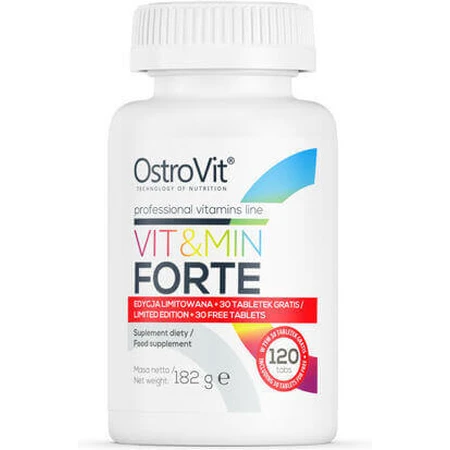 OstroVit Vit & Min Forte Харчова добавка Спеціальна Спеціальна 120 табл.: ціни та характеристики