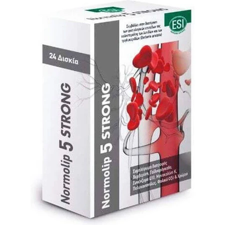 Спеціальна дієтична добавка ESI Normolip 5 Strong 24 табл.: ціни та характеристики