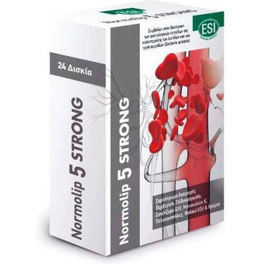 Спеціальна дієтична добавка ESI Normolip 5 Strong 24 табл.: ціни та характеристики