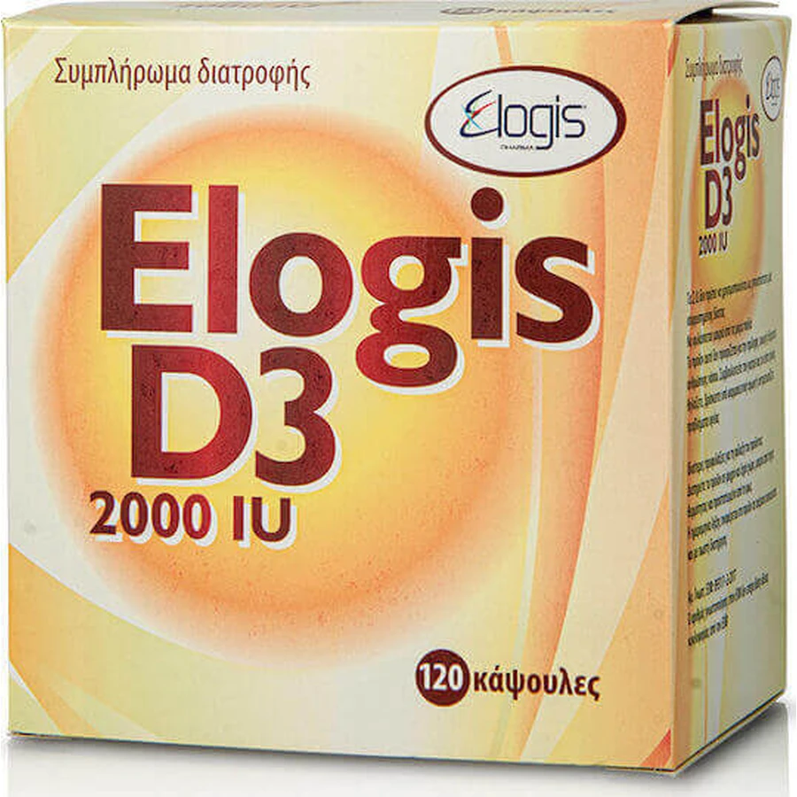 Elogis Pharma D3 Витамин для укрепления иммунной системы и здоровья яиц 2000iu '''''' 120 капс: цены и характеристики