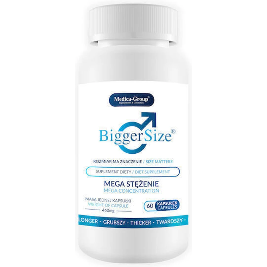 Medica-Group Biggersize Libido & Testosterone Boosting Supplement 60 caps: цены и характеристики